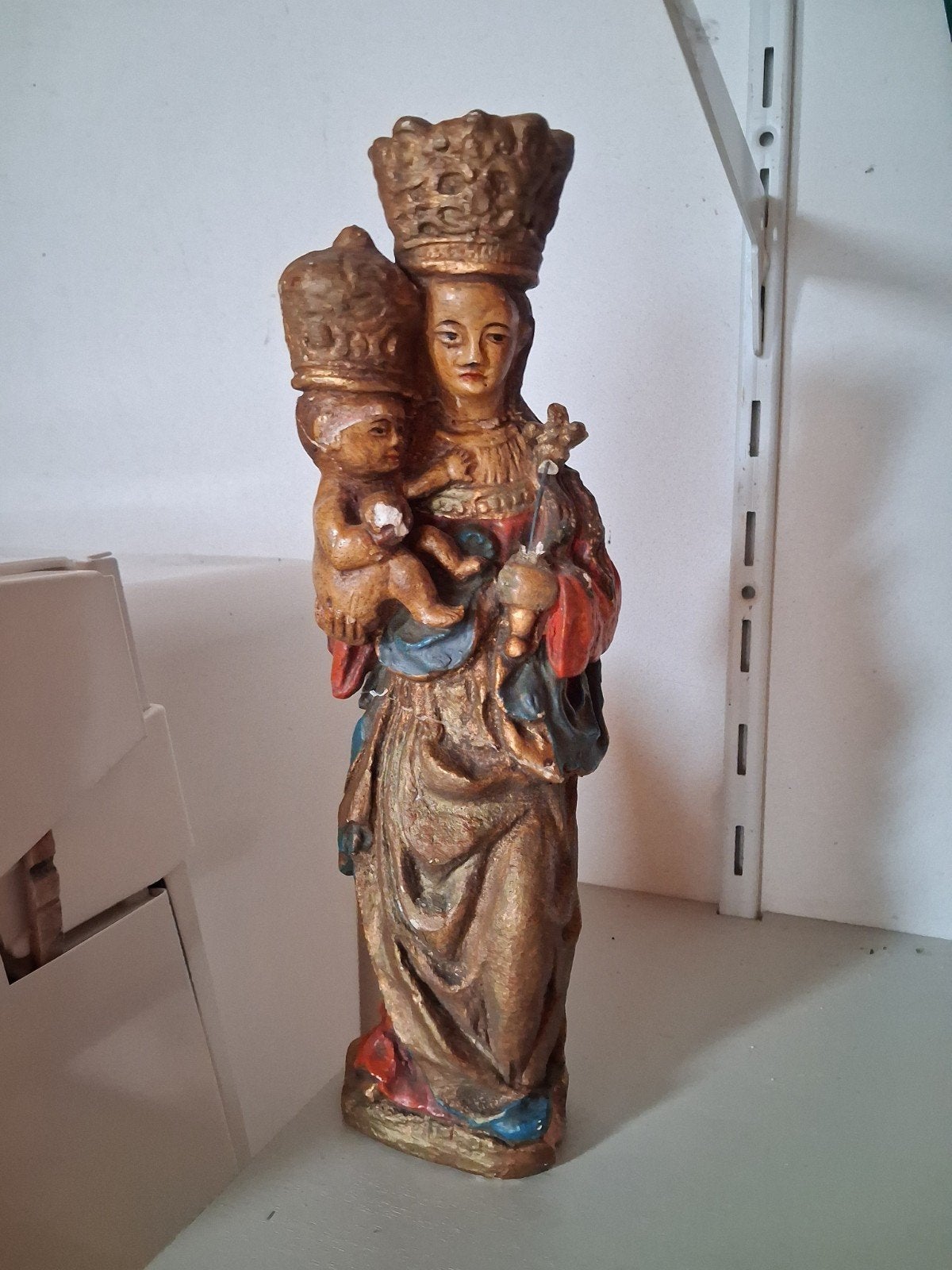 Beeld Maria met kindje Jezus, Verzamelen, Beelden en Beeldjes, Ophalen