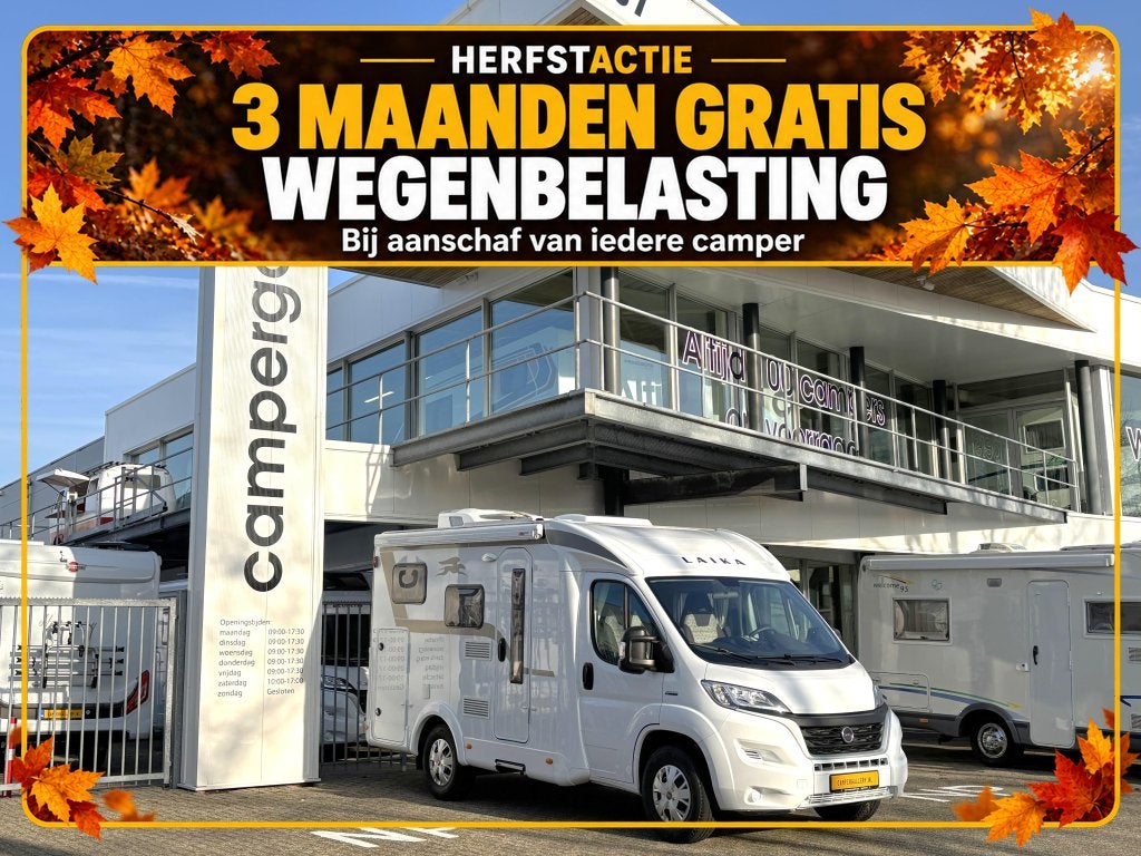 Laika Compact V5 2022 EURO6 FULL OPTION FIAT8! DAKAIRCO, Standaard zit, Fiat, Bedrijf, Tot en met 3