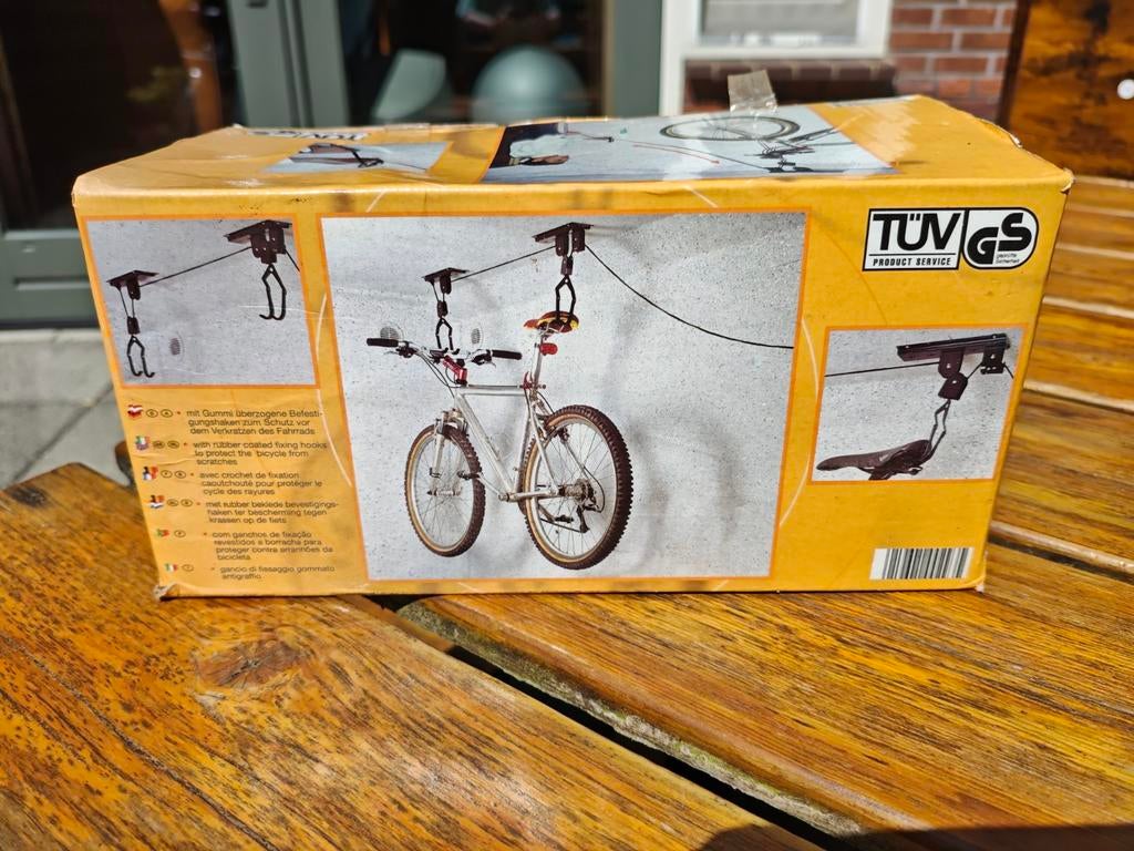 Fiets lift, Ophalen