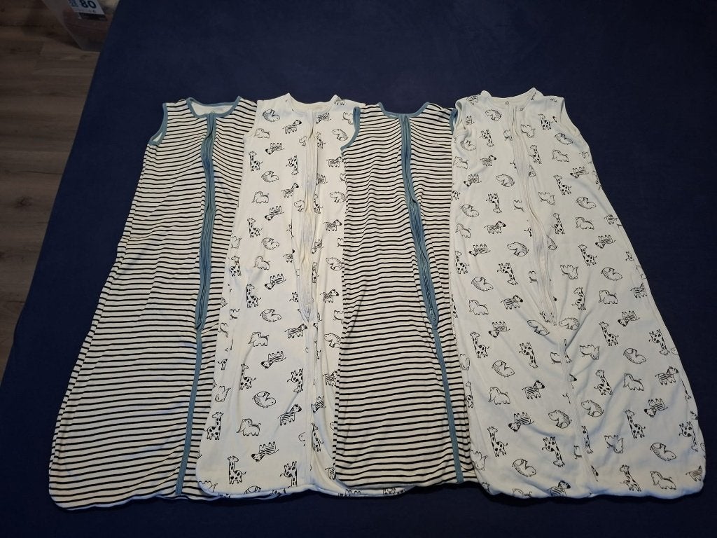 4 babyslaapzakken maat 86/98 – TOG 0.5, Ophalen of Verzenden, Zo goed als nieuw, 98 cm, Meerkleurig