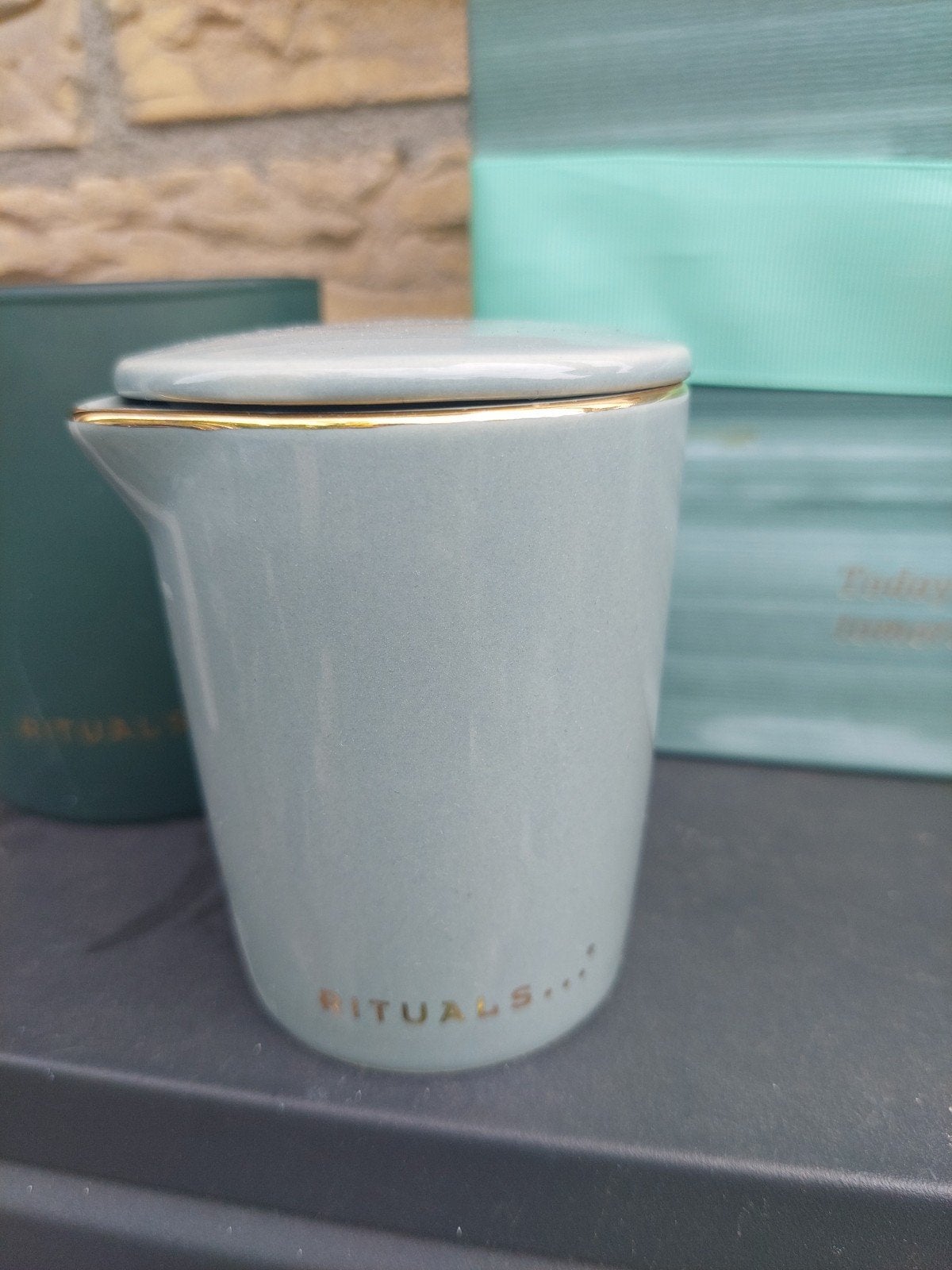 Rituals The Ritual of Jing massagekaars houder, Huis en Inrichting, Woonaccessoires | Overige, Blauw, Ophalen of Verzenden, Steen/keramiek