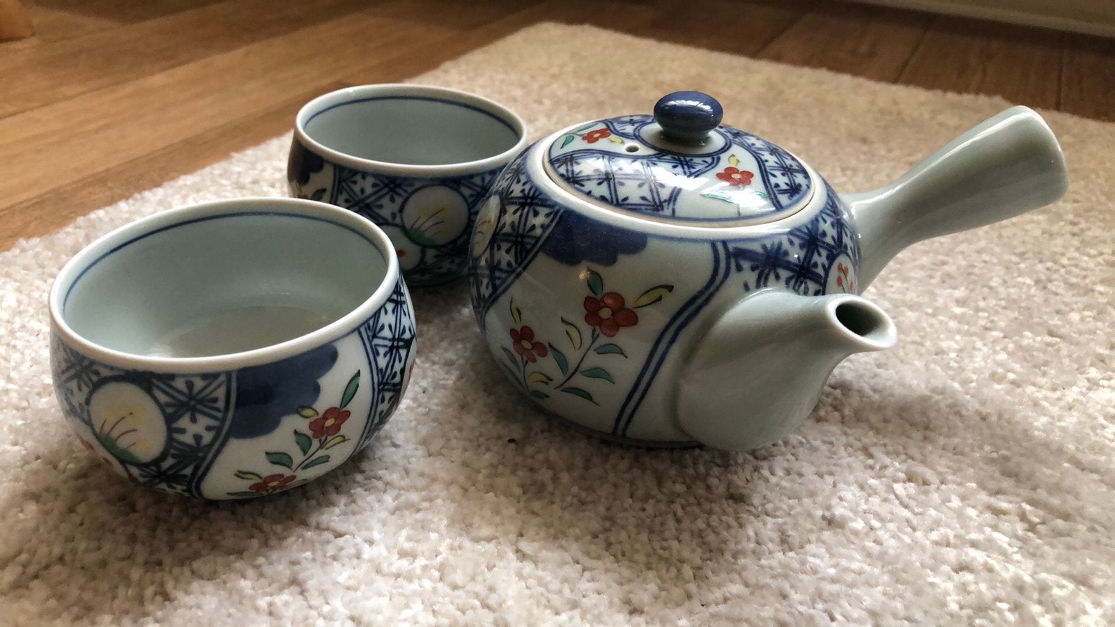 Orginele Japanse thee set, Kyoto Style, Ophalen of Verzenden
