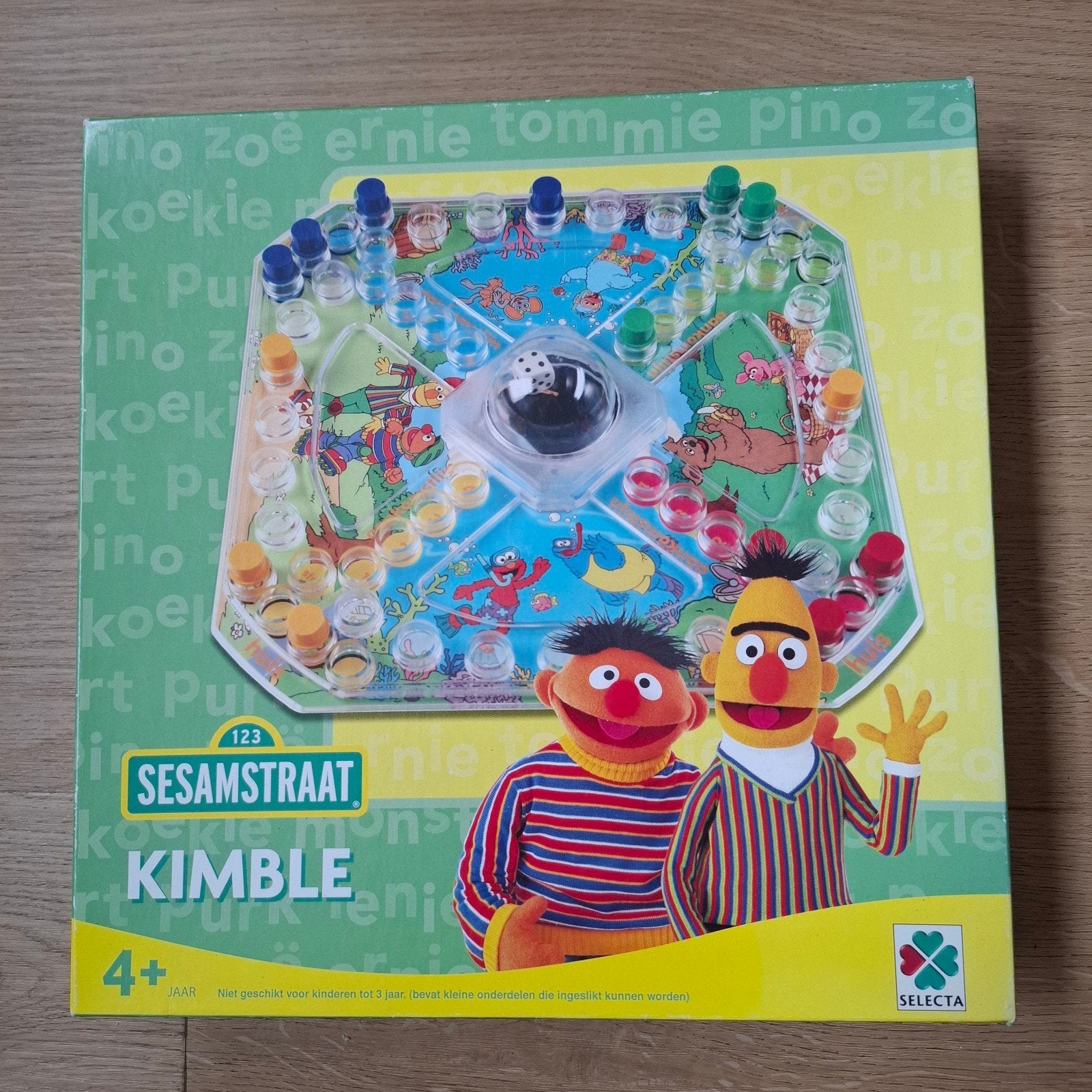 Sesamstraat Kimble Bordspel - Bert & Ernie, Drie of vier spelers, Ophalen of Verzenden, Gebruikt, SELECTA