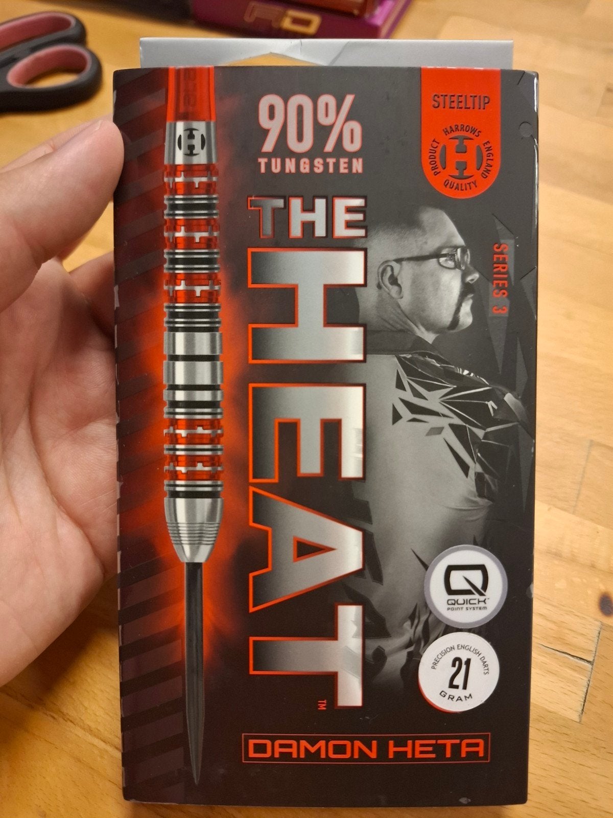 Harrows The Heat Damon Heta Darts 90% Tungsten 21g, Ophalen of Verzenden, Nieuw, Pijlen