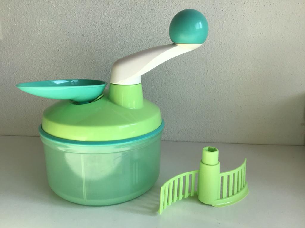 Tupperware Quick Chef groen mixer, Ophalen of Verzenden, Zo goed als nieuw, Groen, Bak of Kom