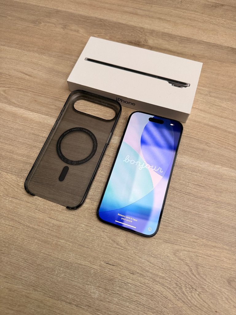 Apple iPhone Air 256GB Zwart, nieuwstaat, factuur + hoes, 256 GB, Overige modellen, Zwart, Nieuw