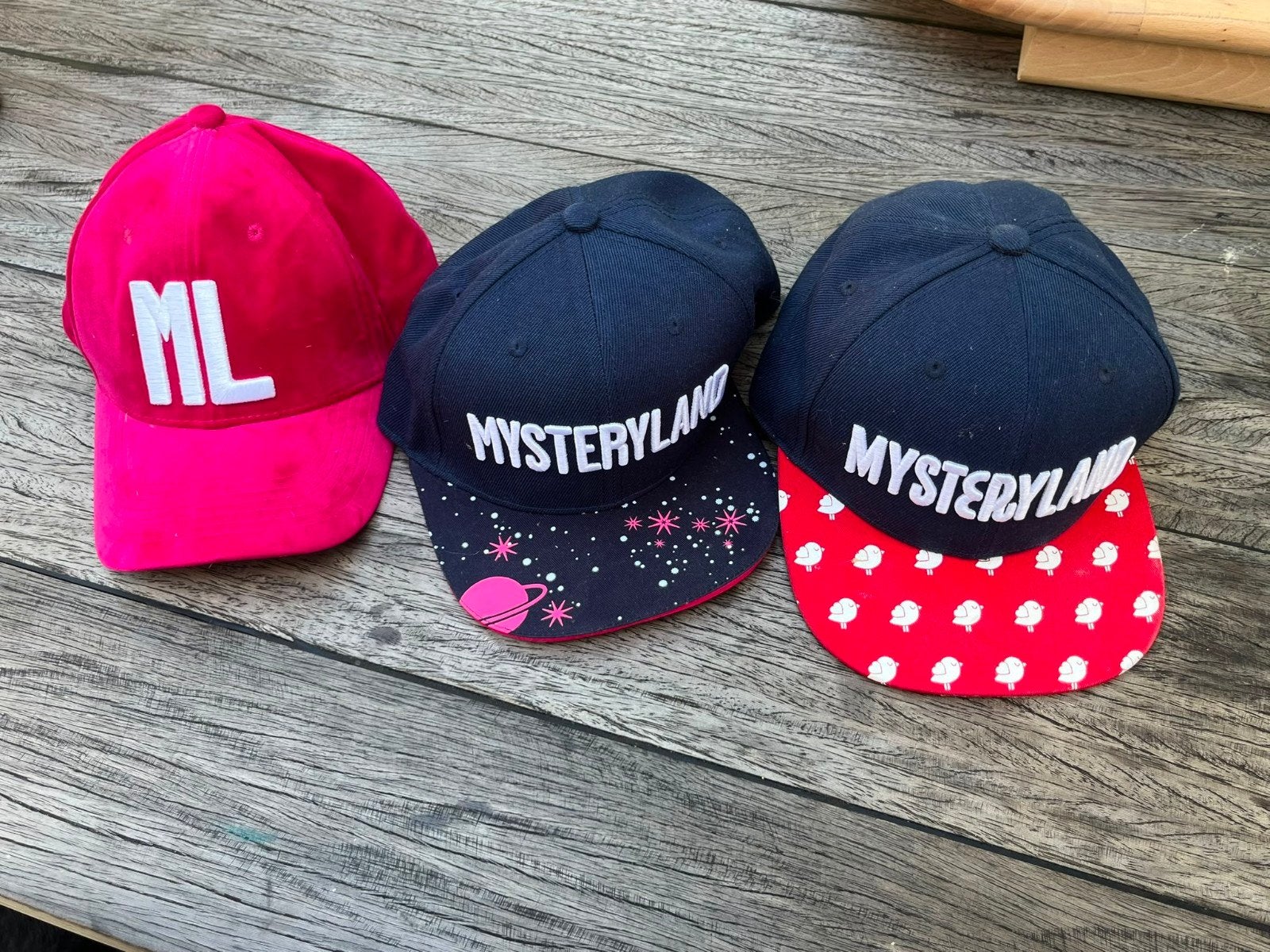 Caps mysteryland 2 stuks., Mysteryland, One size fits all, Ophalen of Verzenden, Pet