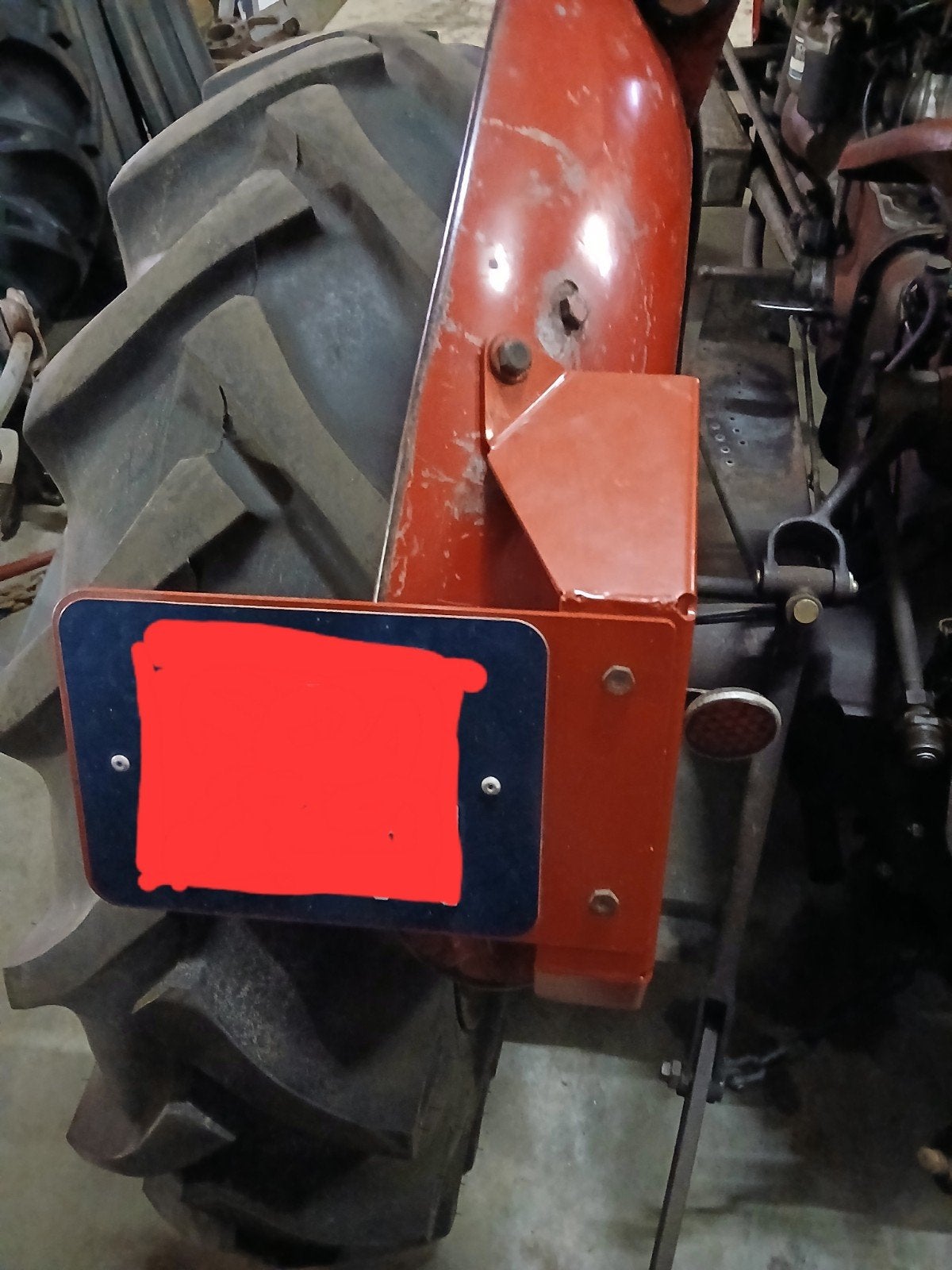 Ferguson mf kenteken plaat houder massey ferguson 35x, Ophalen of Verzenden, Overige typen, Overige merken