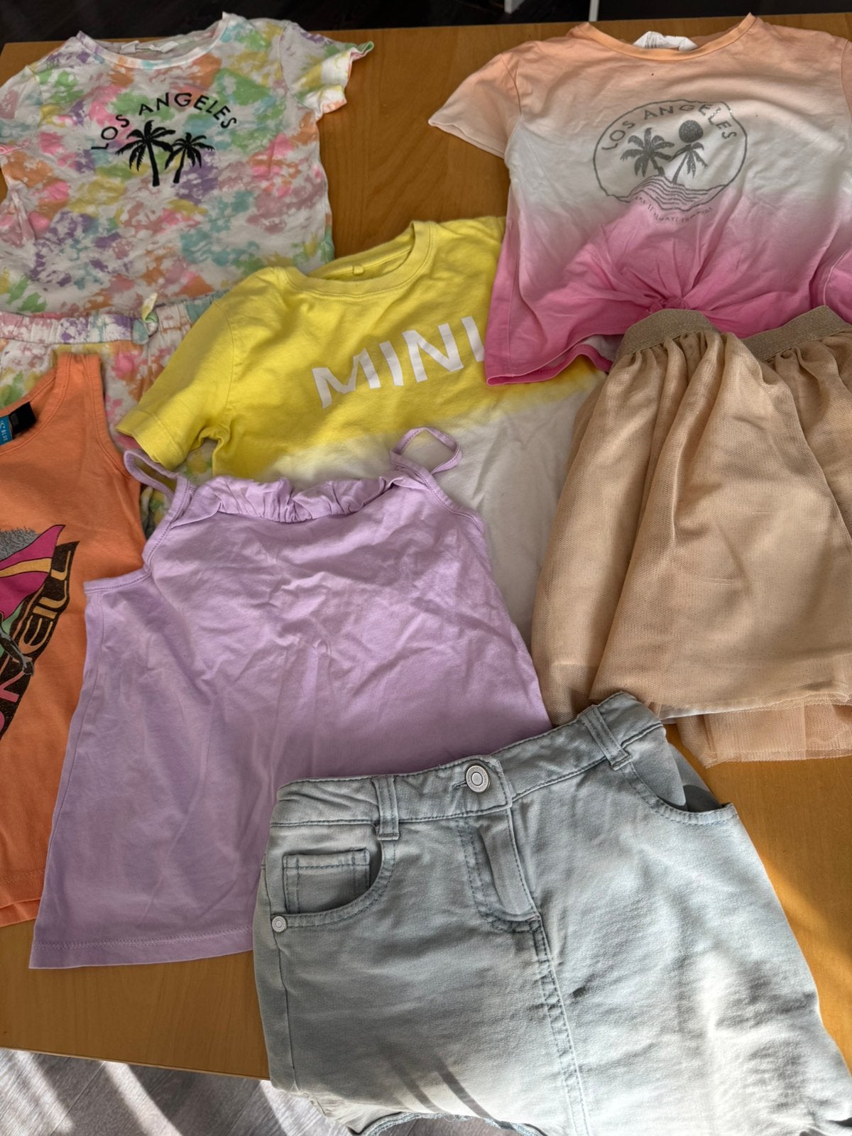 Meisjes pakket; maat 110/116 8 stuks, Kinderen en Baby's, Kinderkleding | Maat 116, Ophalen of Verzenden, Zo goed als nieuw, Meisje