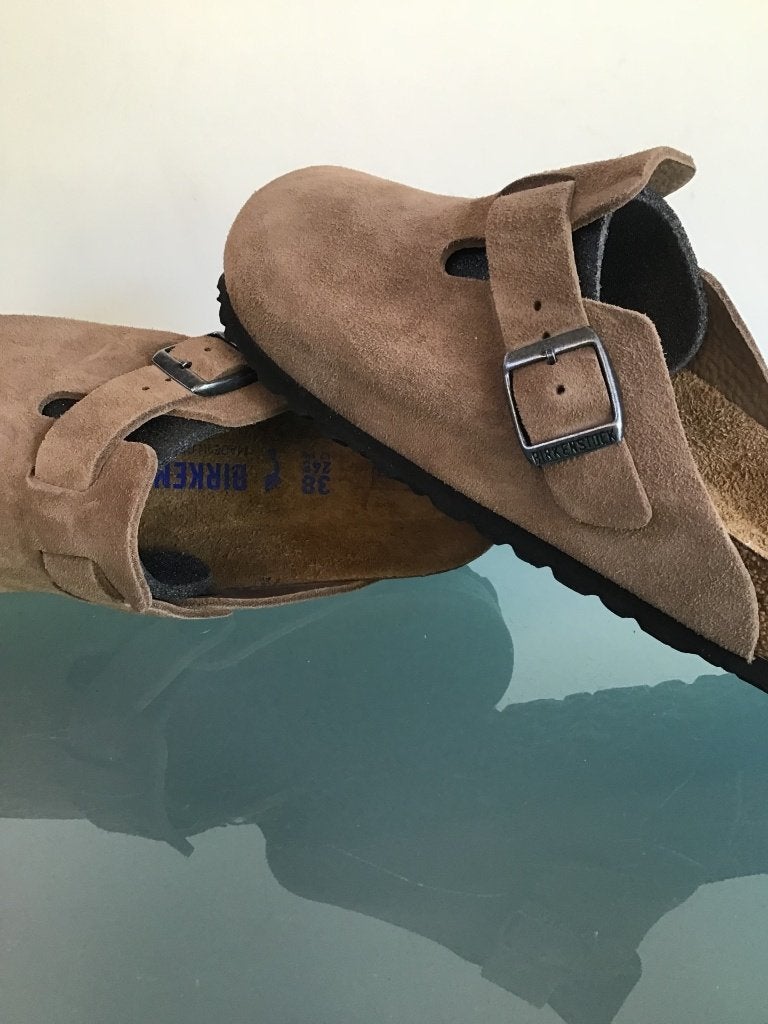 Birkenstock 38 Boston bruin | Nieuw SF | Gratis verzenden, Slippers, Bruin, Verzenden, Nieuw