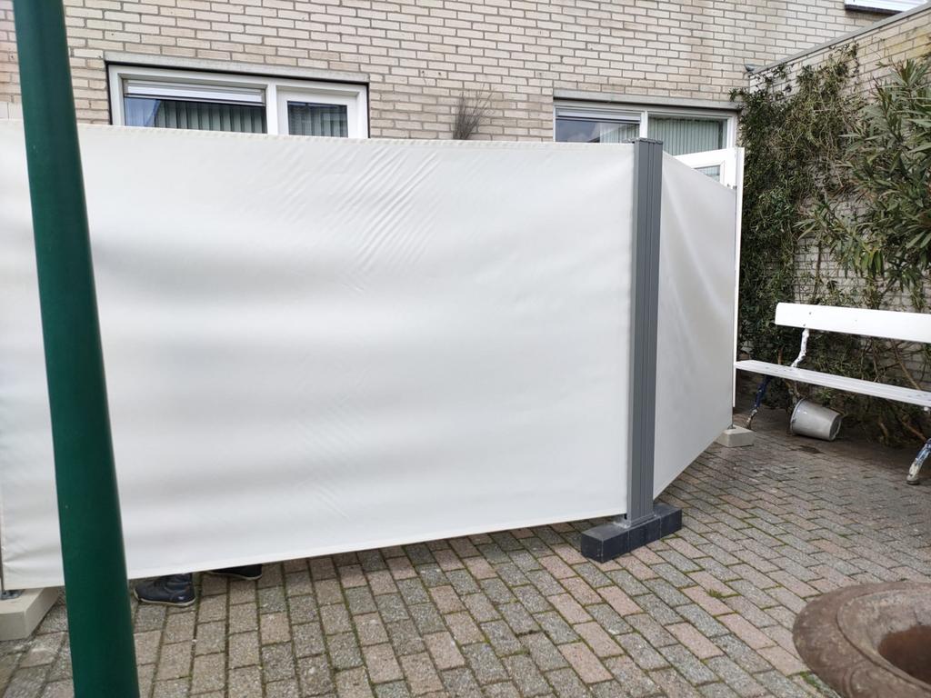 Windscherm tuin/terras - 6 meter breed - Zo goed als nieuw, Ophalen, Zo goed als nieuw, 200 cm of meer, 150 tot 200 cm