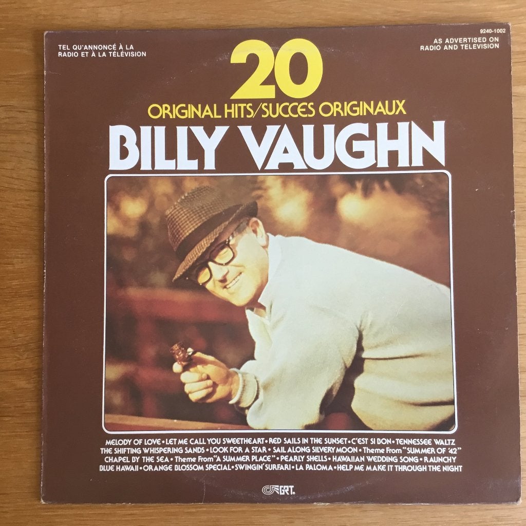 Billy Vaughn - 20 Original Hits LP, Ophalen, 12 inch, Jazz, LP