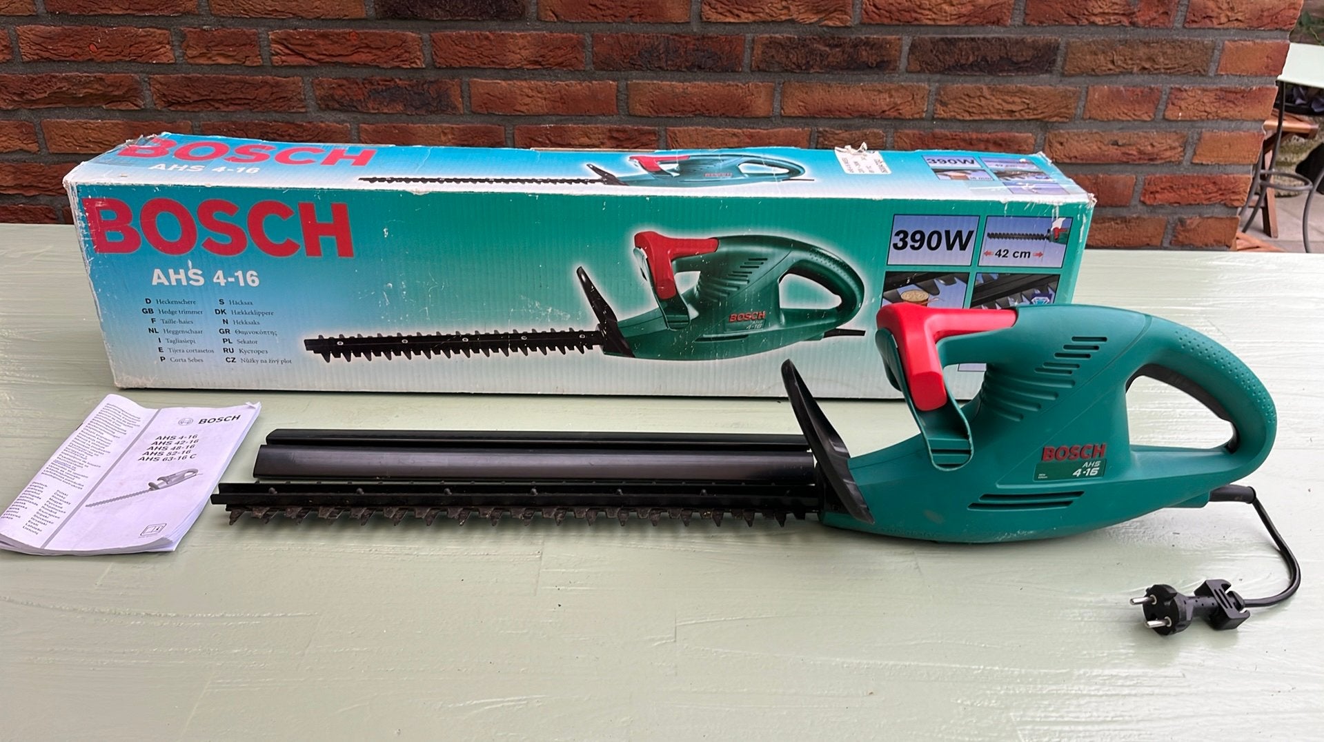 Bosch heggenschaar AHS 4-16, Tuin en Terras, Heggenscharen, Ophalen of Verzenden, Zo goed als nieuw, Elektrisch