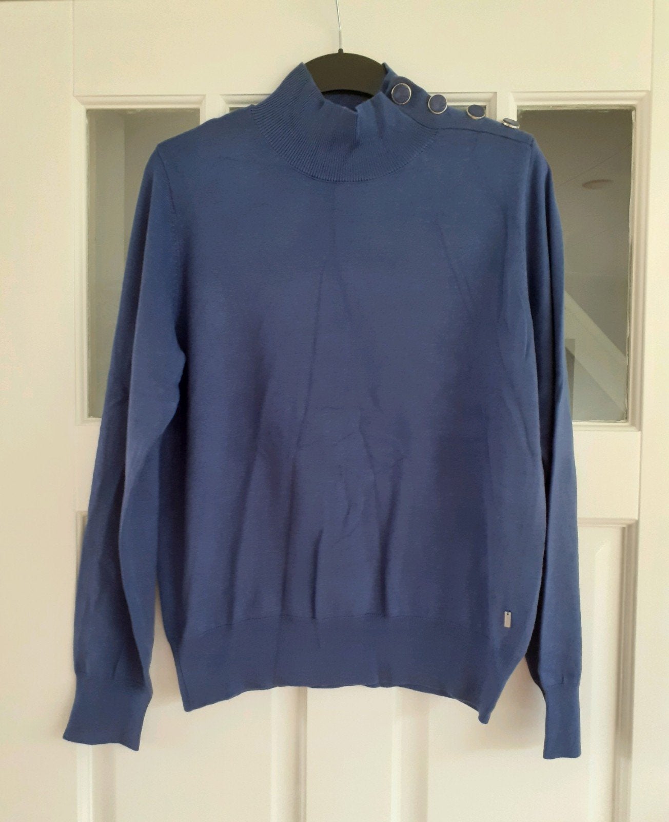 Anna van Toor blauw truitje met knoopjes in nieuwstaat maat, Maat 38/40 (M), Anna van Toor, Blauw, Ophalen of Verzenden
