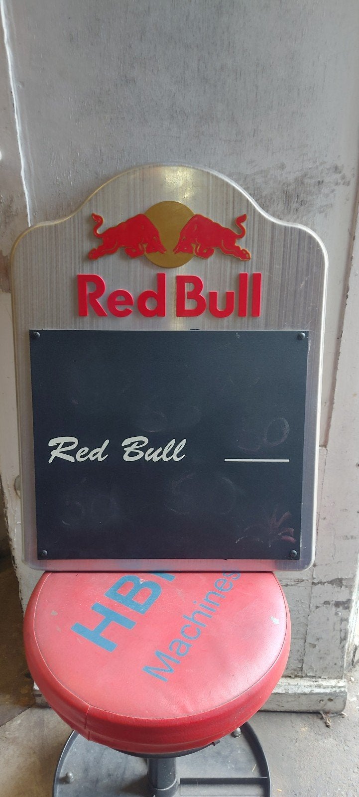 Origineel Red Bull Reclamebord / Krijtbord, Verzamelen, Merken en Reclamevoorwerpen, Ophalen of Verzenden, Gebruikt, Reclamebord