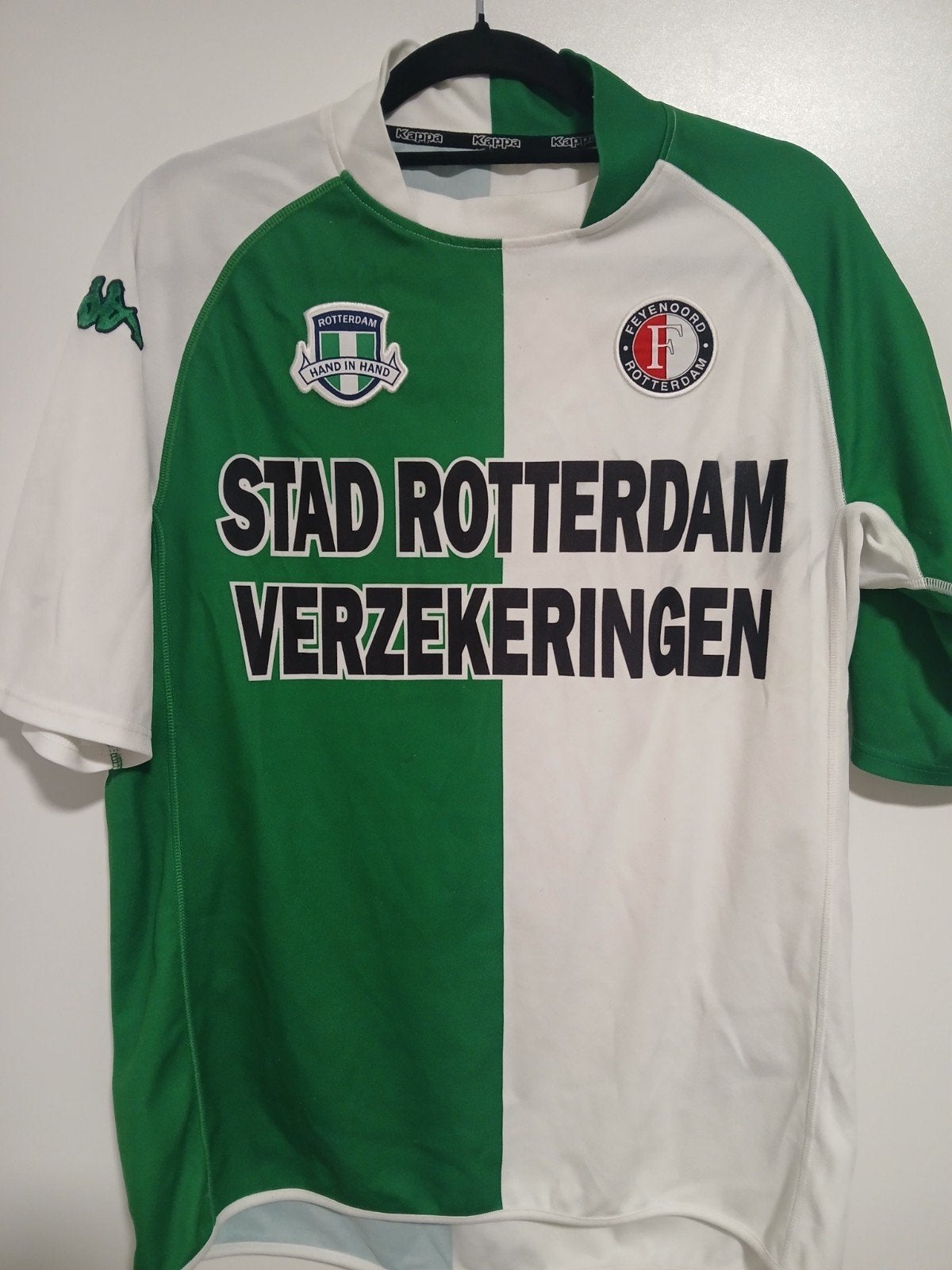 Vintage Feyenoord shirt 2004 XL Kappa, Kappa, Meerkleurig, Maat 56/58 (XL), Ophalen of Verzenden