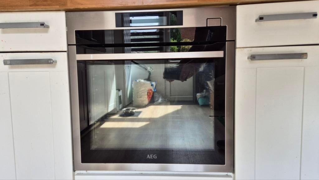 AEG BSE774220M SteamCrisp multifunctionele oven A+, Witgoed en Apparatuur, Ovens, Ophalen, Gebruikt, Hete lucht, Oven