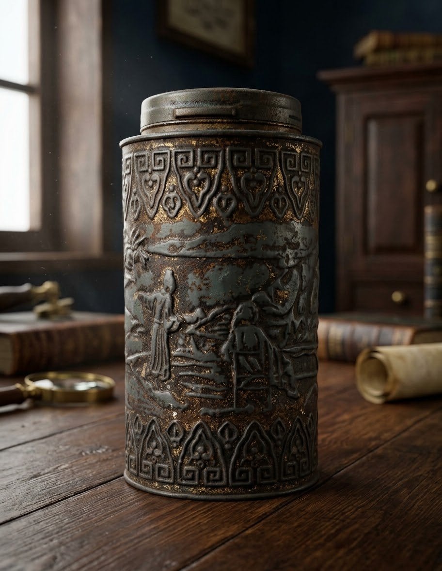 Antieke De Gruyter Theebus - Uniek Verzamelobject, Ophalen of Verzenden