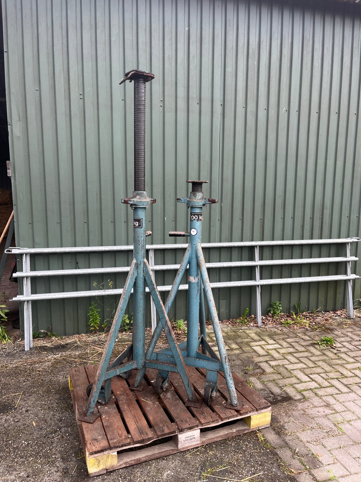 Assteunen 5 ton hoog model- Gebruikt, Auto diversen, Autogereedschap, Ophalen, Gebruikt