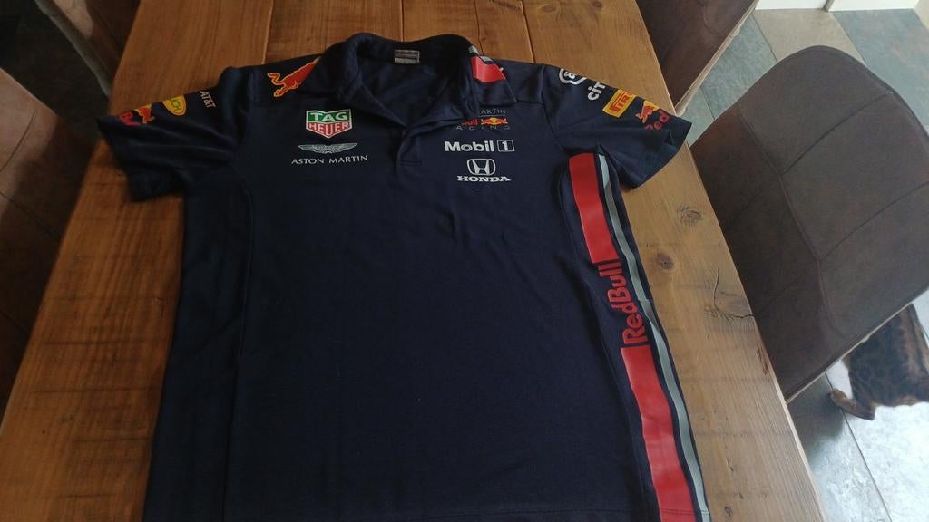 Red Bull polo, Ophalen of Verzenden, Blauw