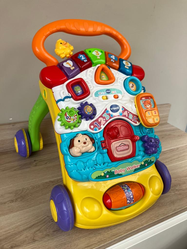 VTech 2 in 1 babywalker / loopwagen, Kinderen en Baby's, Speelgoed | Vtech, Zo goed als nieuw, 6 maanden tot 2 jaar, Ophalen