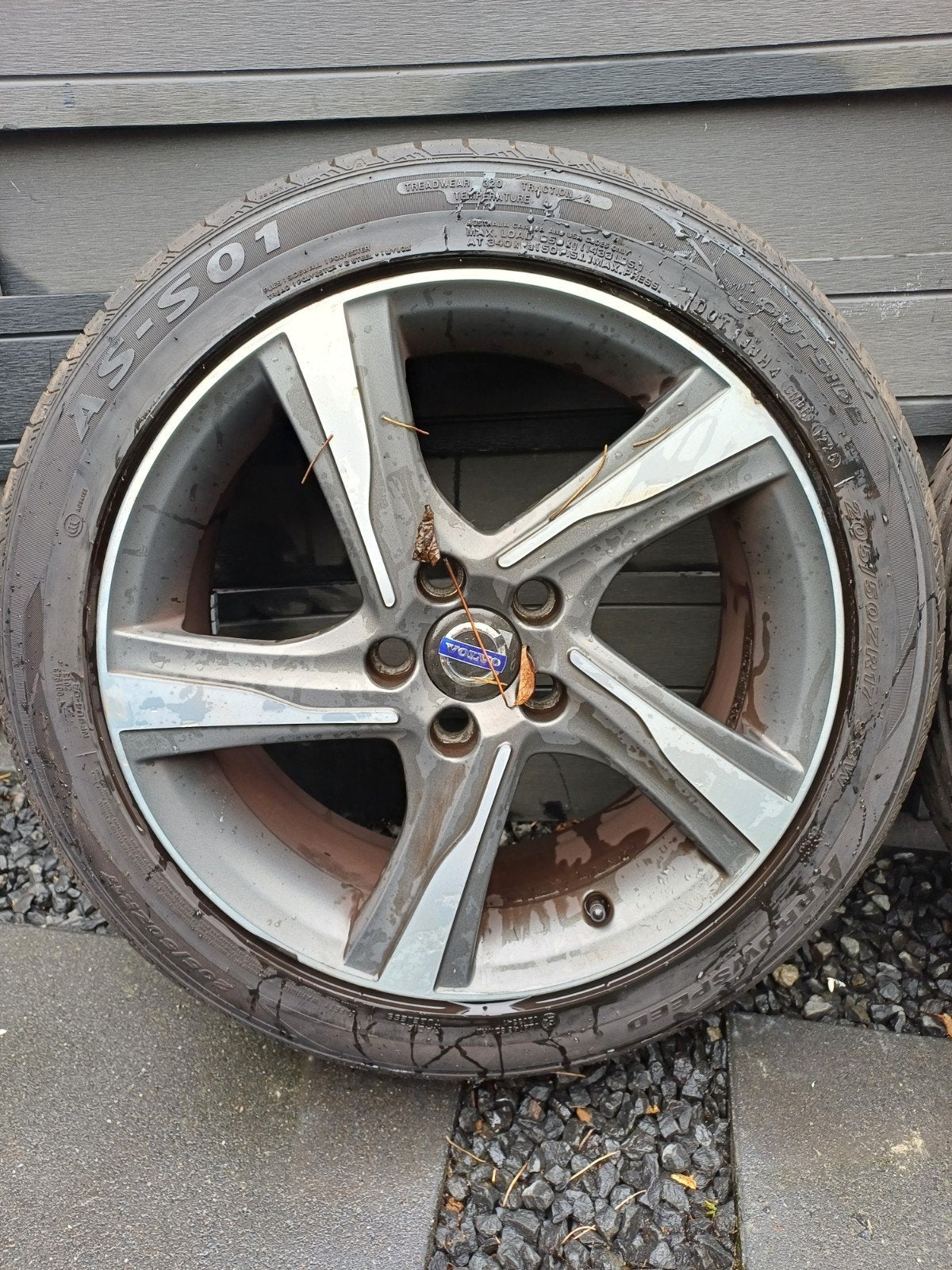Volvo Ixion velgen met Arrowspeed 205/50R17 banden 5 x 108, Auto-onderdelen, Gebruikt, Banden en Velgen, 17 inch, Personenwagen