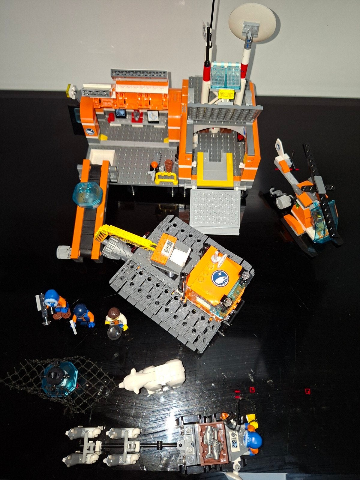 LEGO City Arctic Basisstation 60036 zonder boekjes, Lego, Ophalen of Verzenden, Complete set, Compleet