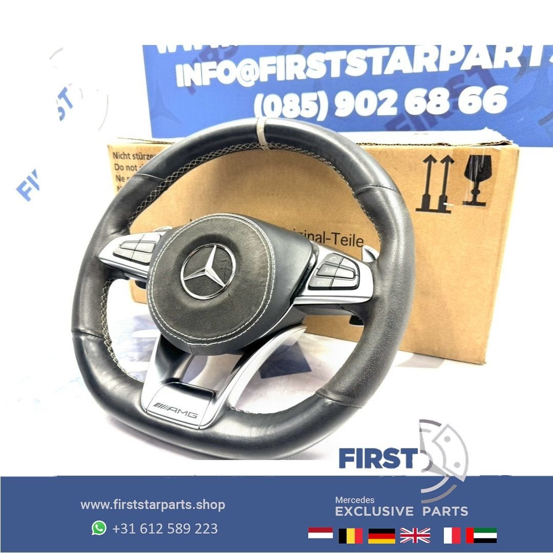 GLE63 AMG Stuur + Airbag GLE63 GLE63s LANE ASSIST W166 C292, Auto-onderdelen, Besturing, Gebruikt, -, Ophalen of Verzenden, -