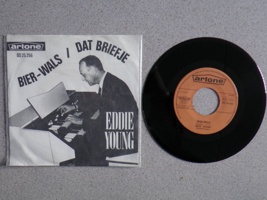 Eddie Young - Bier Wals VINYL SINGLE, Gebruikt, 7 inch, Nederlandstalig, Fotohoes