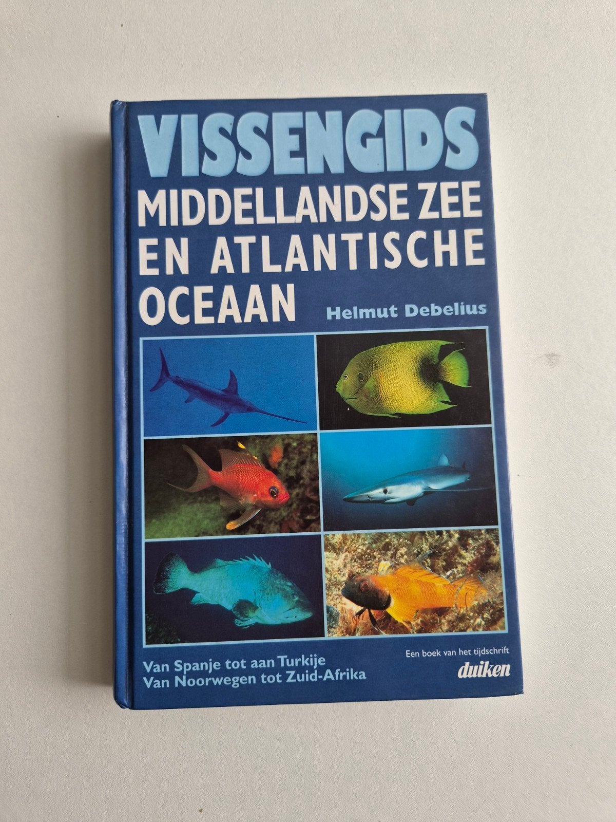 Vissengids Middenlandse Zee en Atlantische Oceaan, Ophalen of Verzenden, Zo goed als nieuw, Natuur algemeen