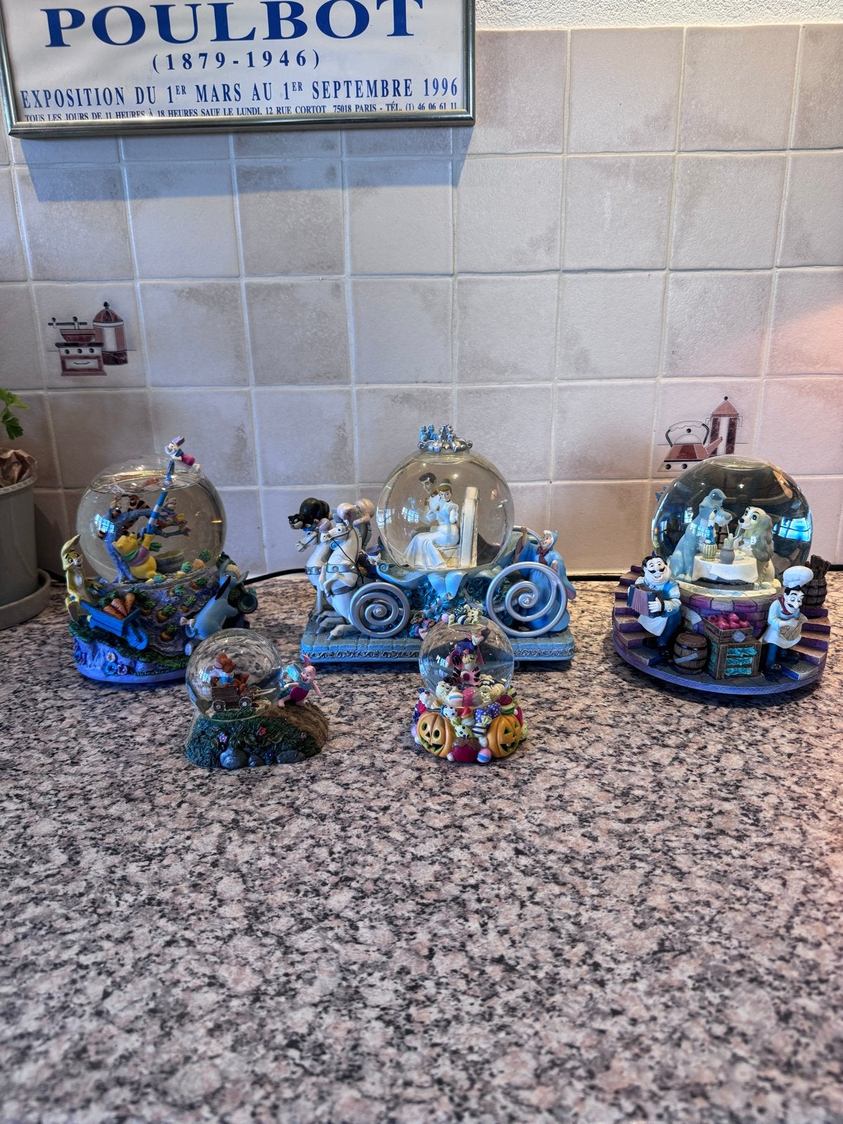 Disney Sneeuwbollen Collectie - Diverse Figuren, Verzamelen, Ophalen, Winnie de Poeh of vrienden, Gebruikt, Beeldje of Figuurtje