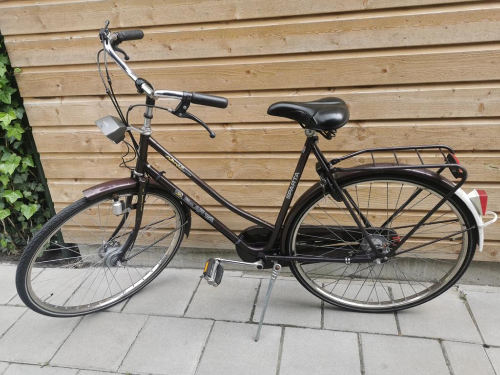 Sparta Miami damesfiets (Station /kroeg fiets), Ophalen, Sparta, Versnellingen, Trommelrem