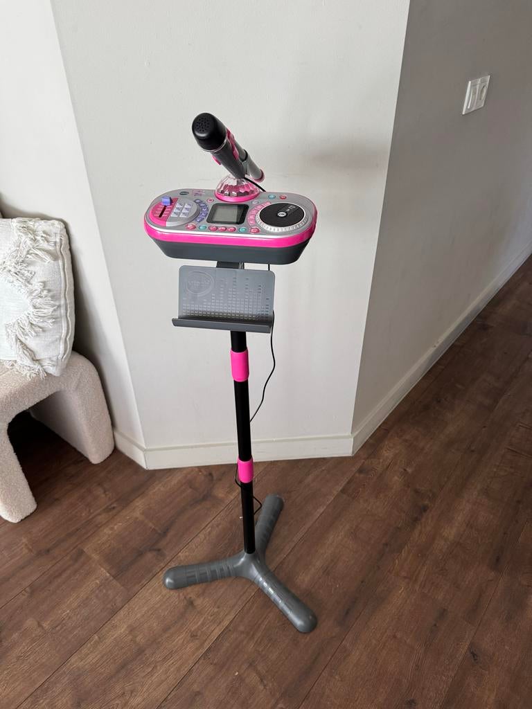 Vtech microfoon zo goed als nieuw, Kinderen en Baby's, Speelgoed | Vtech, Ophalen of Verzenden, Zo goed als nieuw, 4 tot 6 jaar