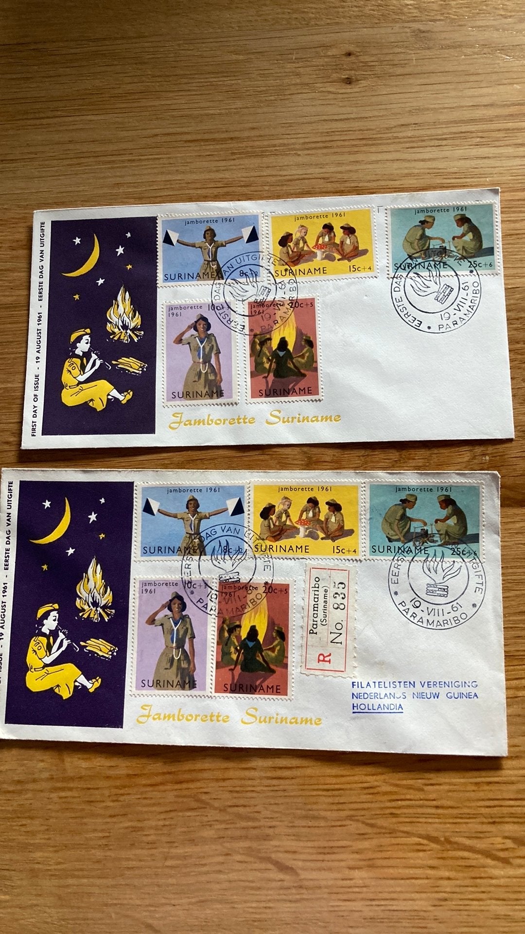 Fdc Suriname, Ophalen of Verzenden, Rest van de wereld