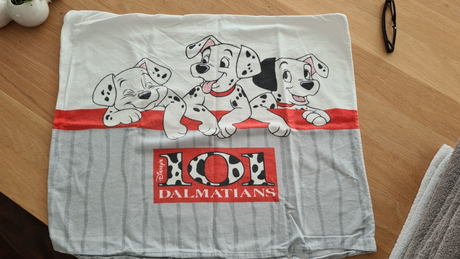 101 Dalmatiërs beddengoed flanel, Gebruikt, Overige merken, Jongetje of Meisje, Wit