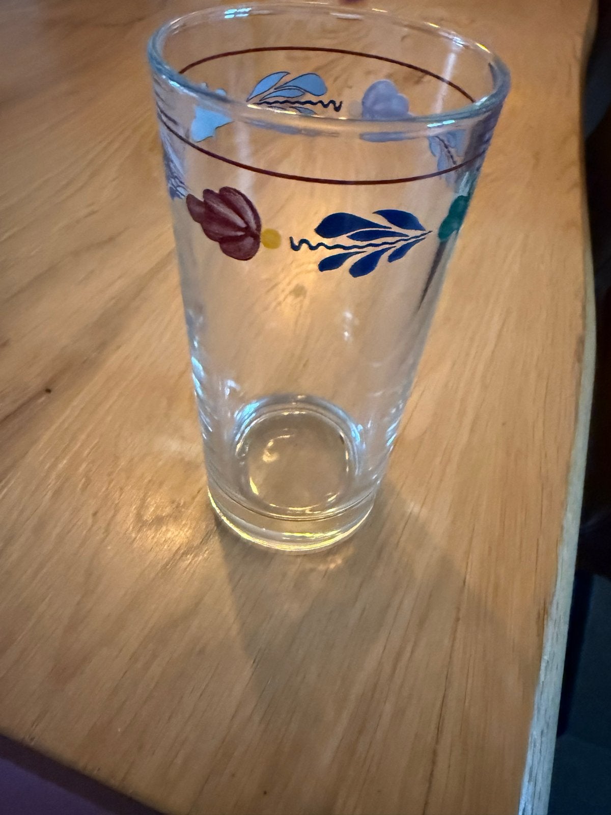 2 drinkglazen van het merk Boerenbont, Huis en Inrichting, Ophalen, Zo goed als nieuw, Meerkleurig, Overige merken
