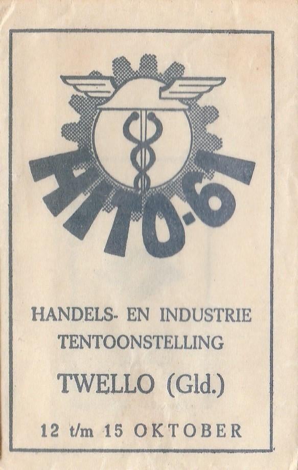 HITO 1961 Twello - handel industrie tentoonstelling, Ophalen of Verzenden