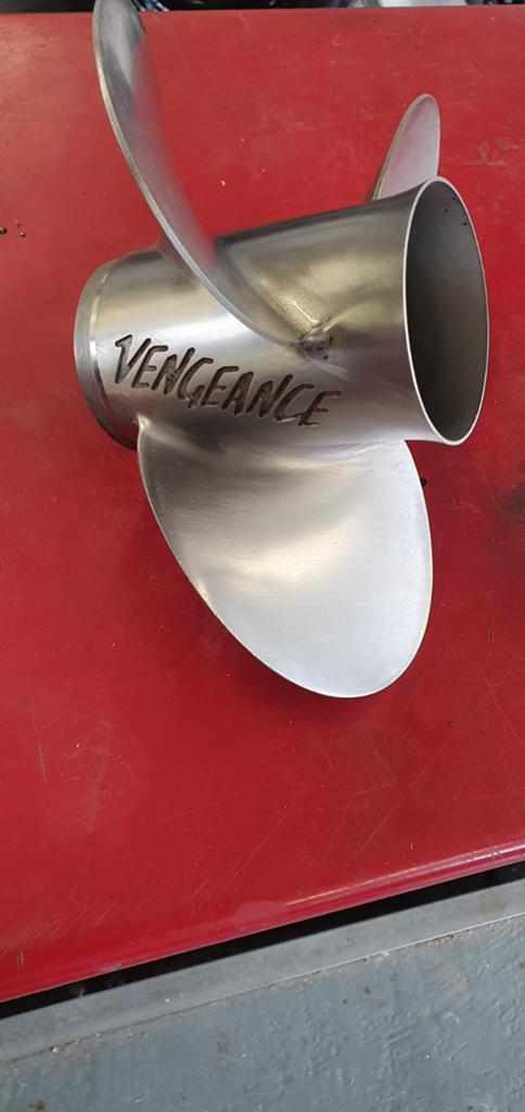 Mercury Vengeance RVS Propeller 48-855856 A 5 12P, Ophalen of Verzenden, Zo goed als nieuw, Motor en Techniek, Motorboot