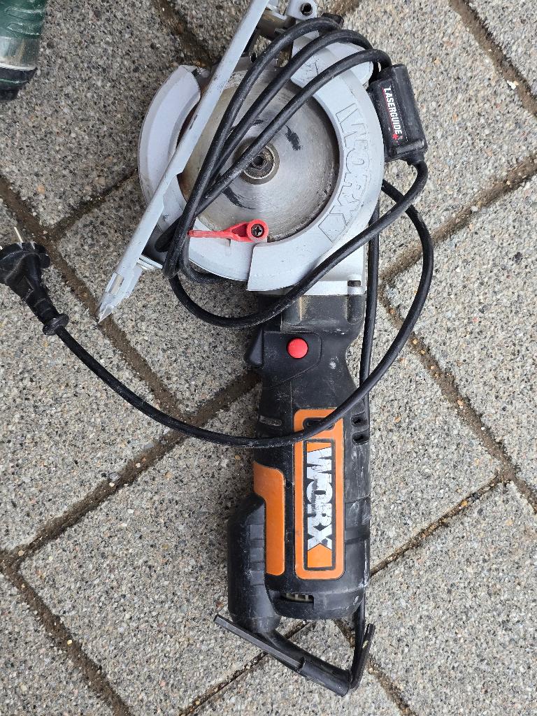 Handcirkelzaag van Worx., Gebruikt, Cirkelzaag, Worx, Ophalen of Verzenden