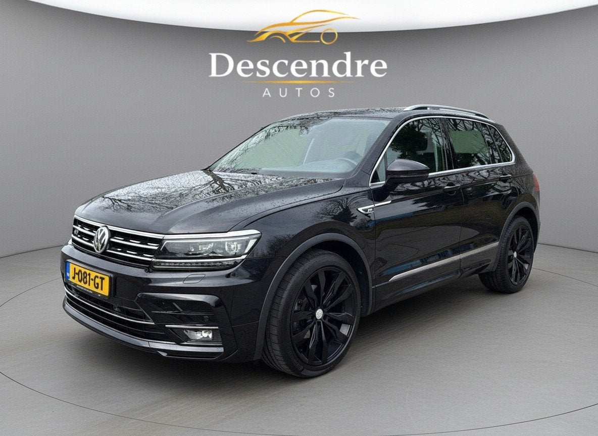 Volkswagen Tiguan 1.5 TSI ACT Highline R-line 12 maand garan, Auto's, 15 km/l, Zwart, SUV of Terreinwagen, 1450 kg