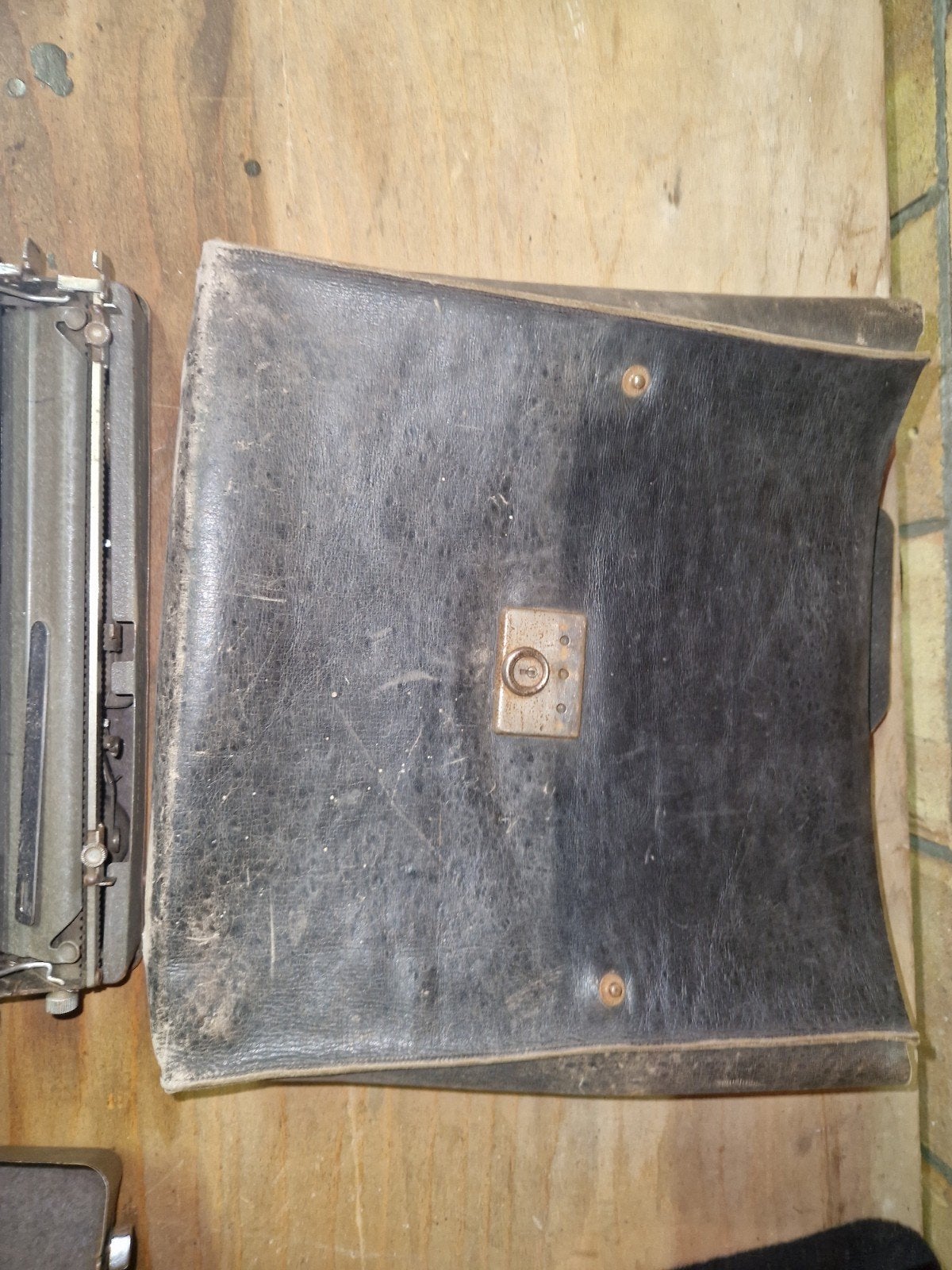 Oude typemachine, Ophalen