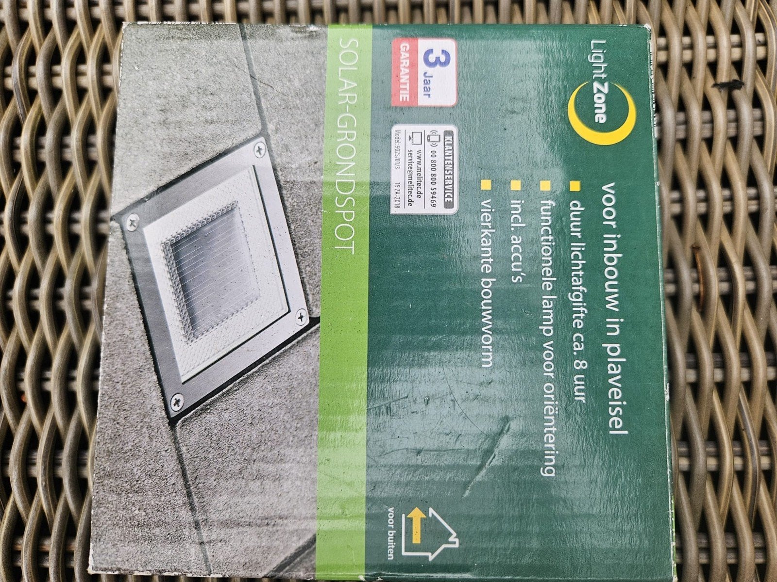 Light Zone Solar-grondspot, Tuin en Terras, Ophalen, Minder dan 50 watt, Nieuw, Vloerlamp