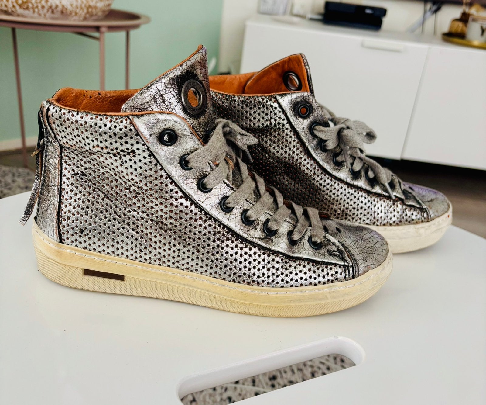 Zilver schoenen, Ophalen, Zo goed als nieuw, Overige kleuren