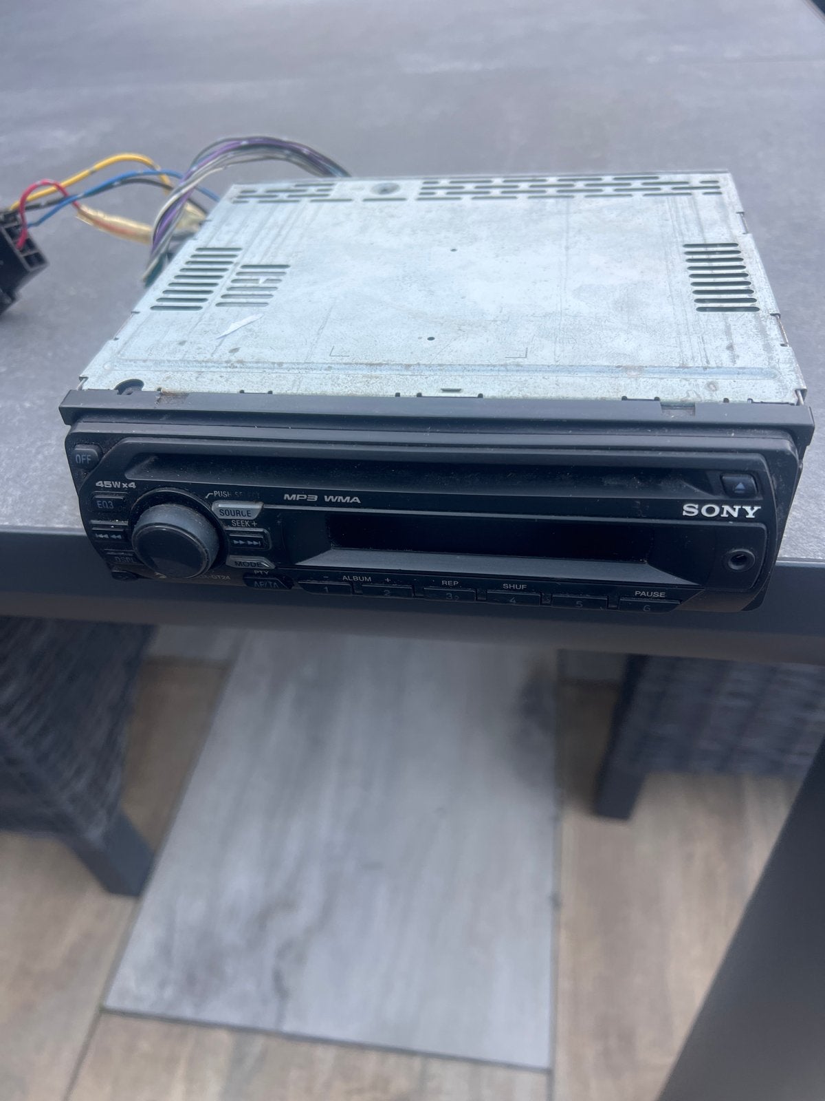 Sony Autoradio CD Speler - CDX-GT24, Ophalen of Verzenden, Gebruikt