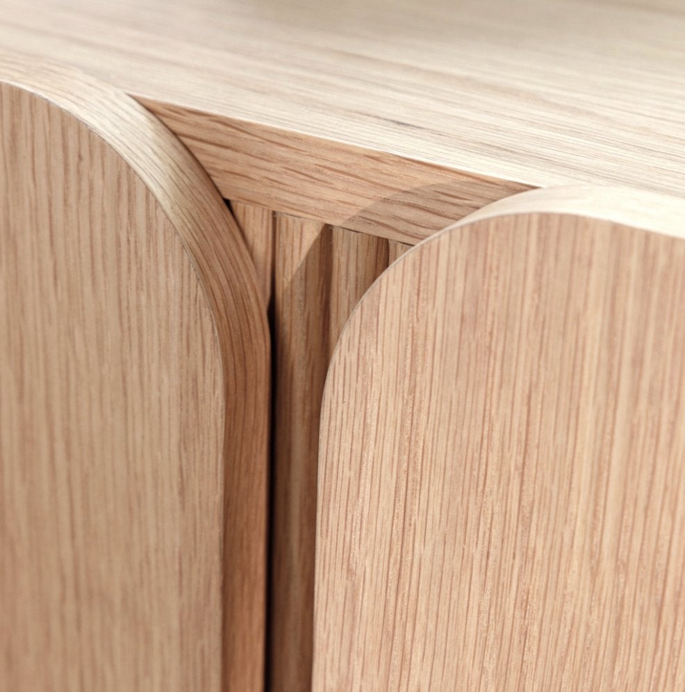 by fonQ Ole Dressoir 4-deurs Licht Eiken | Van €599, nu, Byfonq, Byfonq, Nieuw, Ophalen of Verzenden