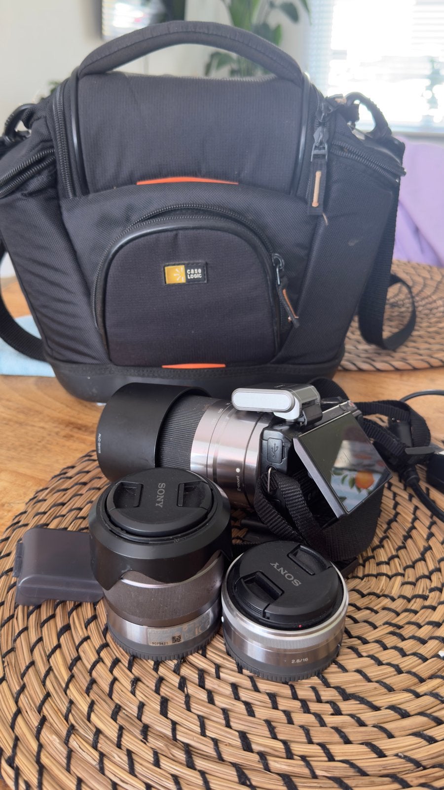 Sony NEX-5N cameraset met 3 objectieven, Audio, Tv en Foto, Fotocamera's Digitaal, Ophalen, Zo goed als nieuw, Sony, Systeemcamera