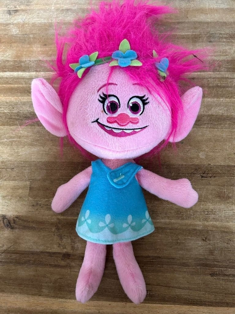Pluche knuffel Poppy van DreamWorks Trolls, Met geluid, Overige karakters, Overige typen, Ophalen of Verzenden