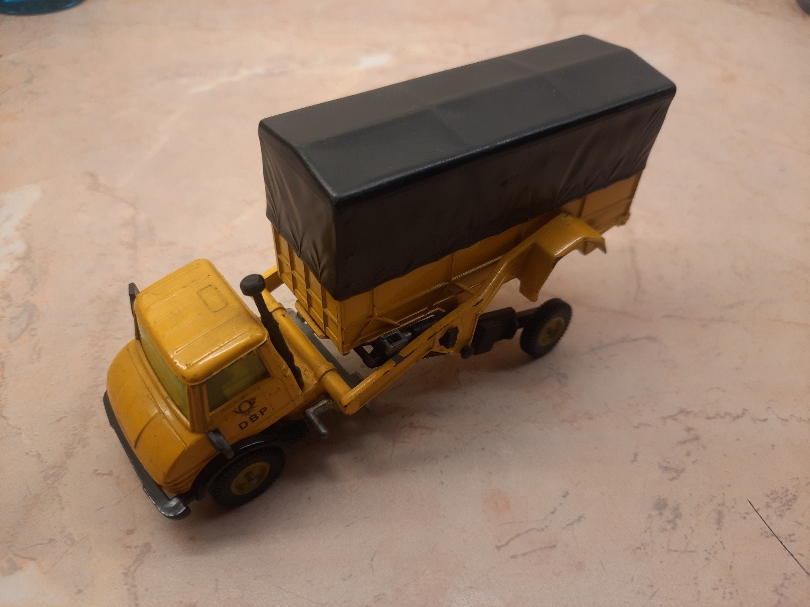Siku Mercedes Unimog U406 Hubwagen DBP 1:60, Ophalen of Verzenden, Zo goed als nieuw, Bus of Vrachtwagen, SIKU