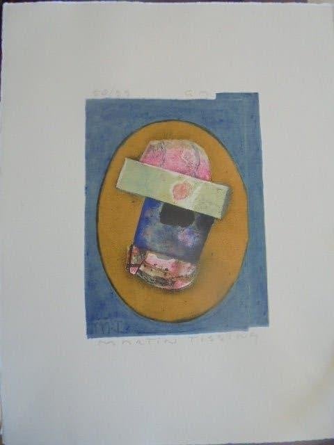 De Ploeg - Litho van Martin Tissing, Ophalen of Verzenden, Papier/karton, Print, Abstract