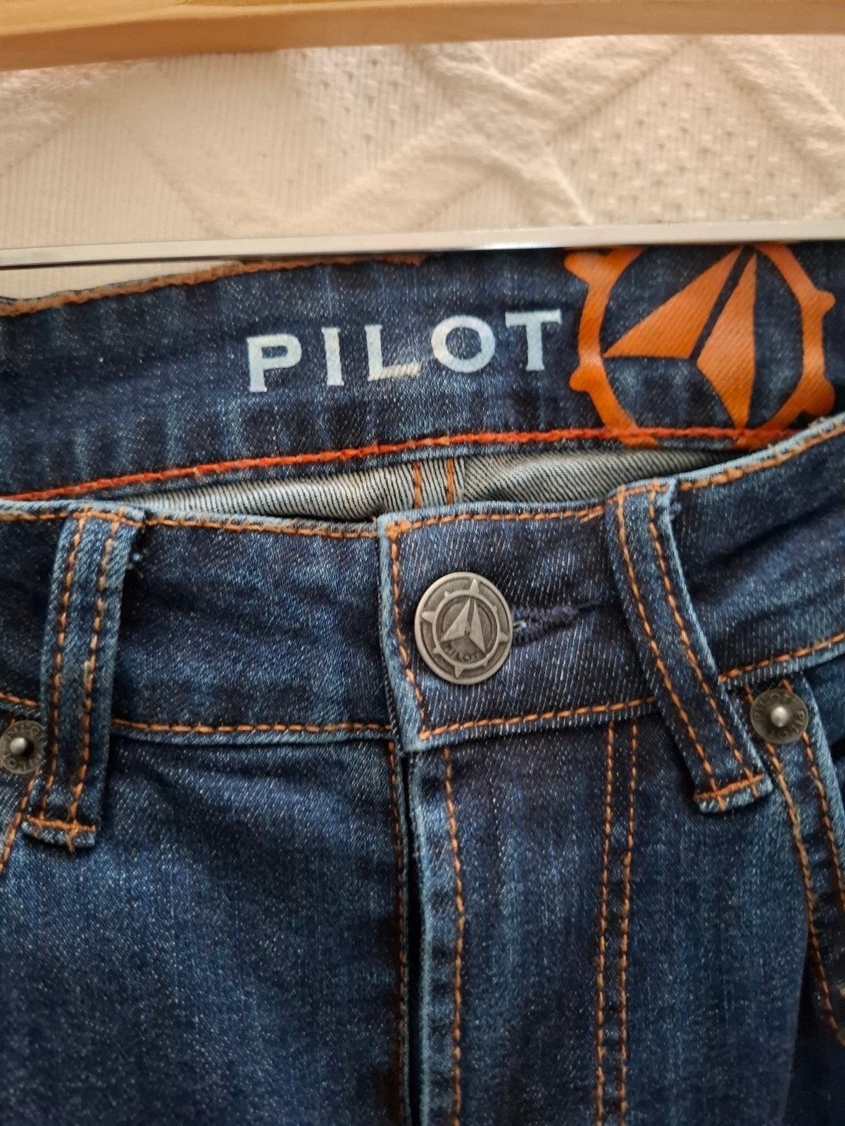 nieuwe jeans PILOT, Pilot, Blauw, Nieuw, W32 (confectie 46) of kleiner